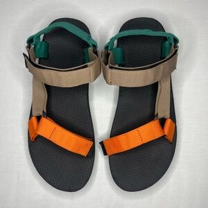 Teva Men's Mid Universal Sandal Caribou Multi Platform F16122A Black Size 10